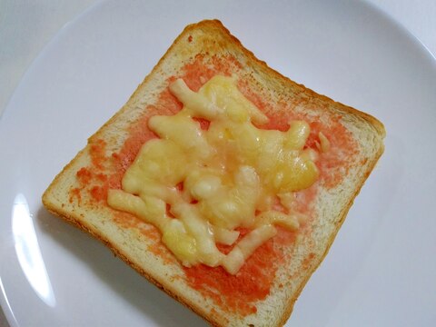 朝食に☆明太子チーズトースト